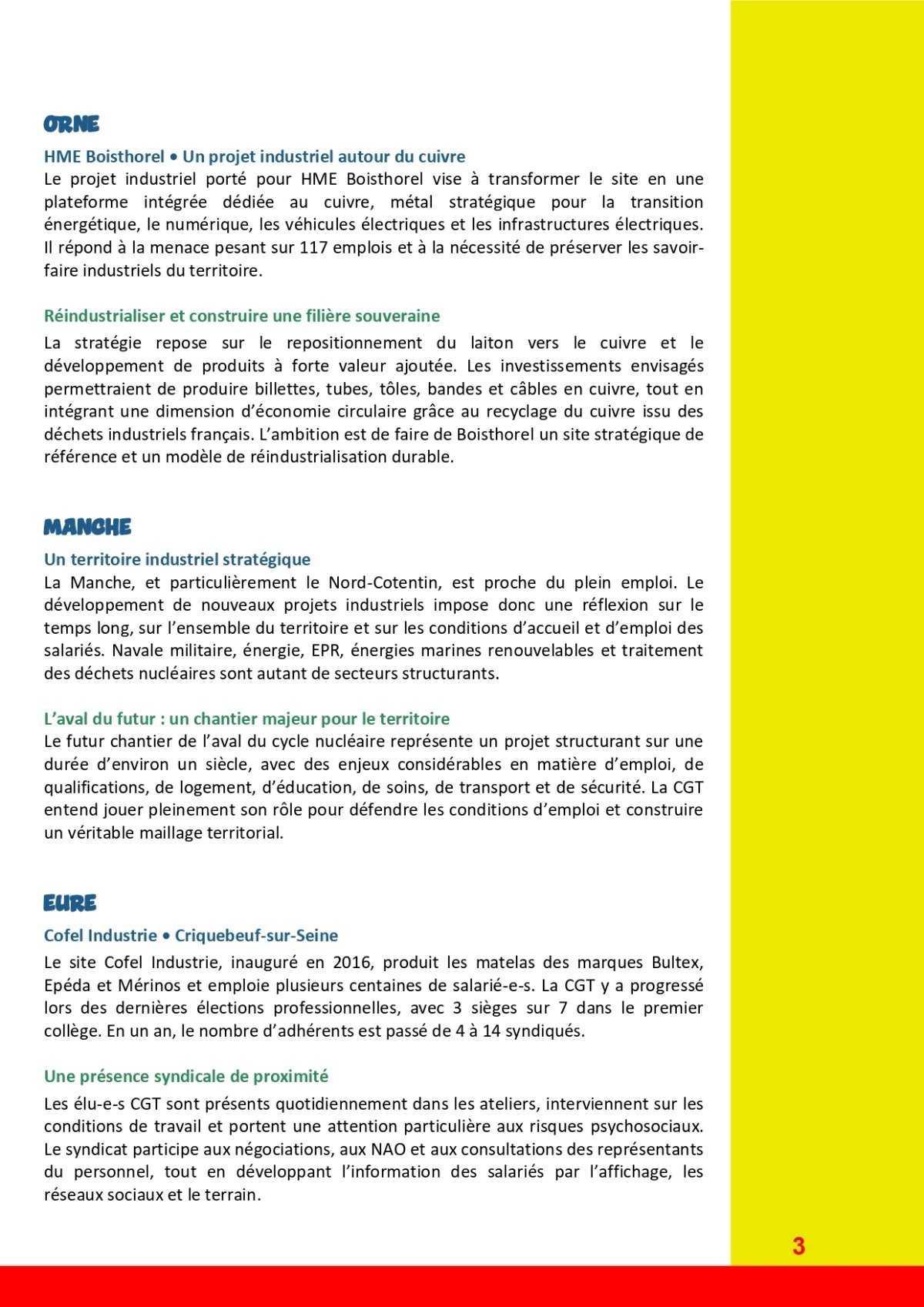 13 Octobre: Assises Régionales CGT Normandie sur l'Industrie