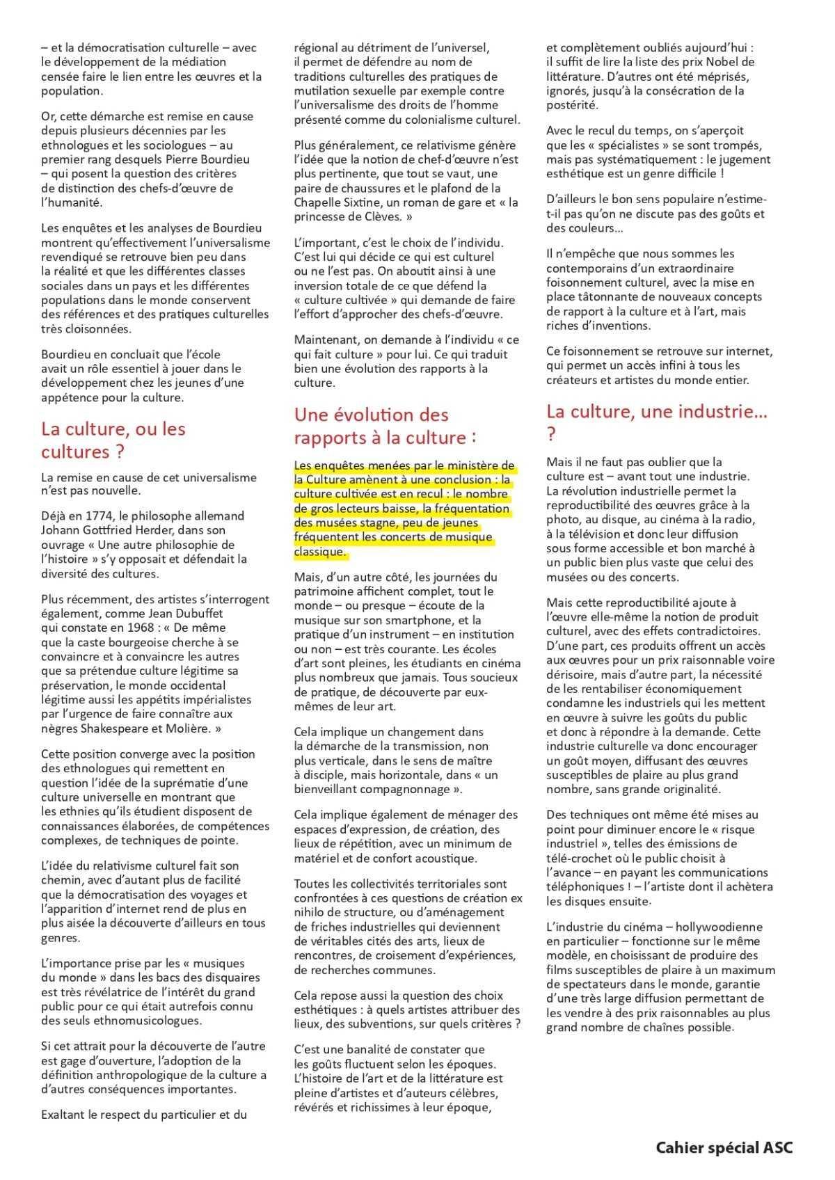 Cahier Spécial Activité Sociales Culturelles Sportives et Education Populaire - Juin 2026