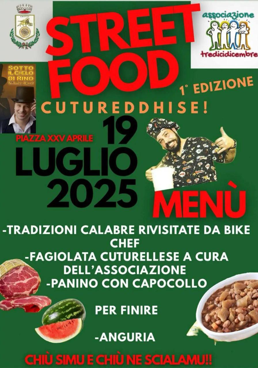 SAGRA Street food Cutureddhise 1° ed.