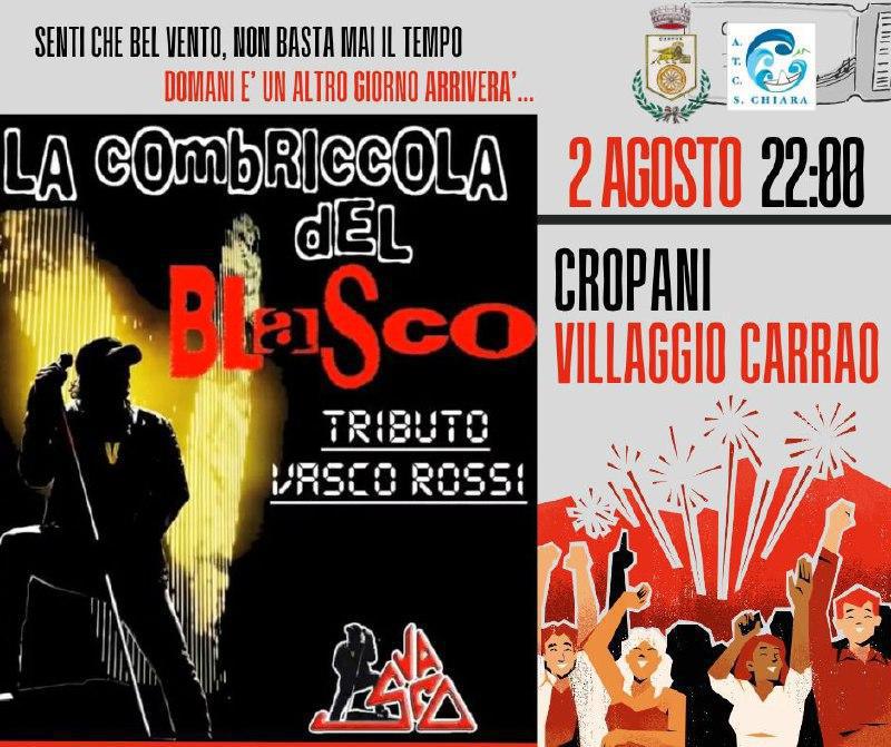 La combriccola del Blasco - Tribute band Vasco Rossi (start h. 22.00)