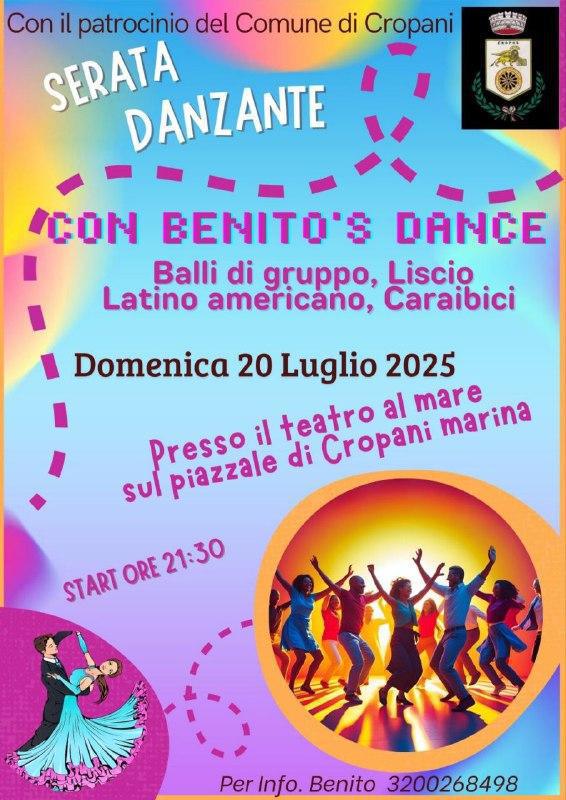 BENITOS DANCE Balli di gruppo, liscio, latino-americano, caraibico (start h. 21.30)