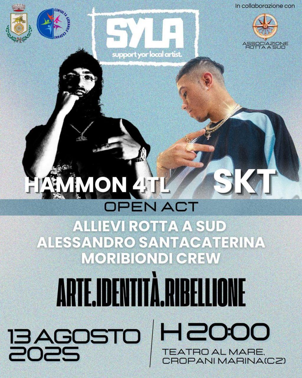 S.Y.L.A. - MUSIC FEST Concerto: SKT - Hammon 4TL (start h. 20.00)