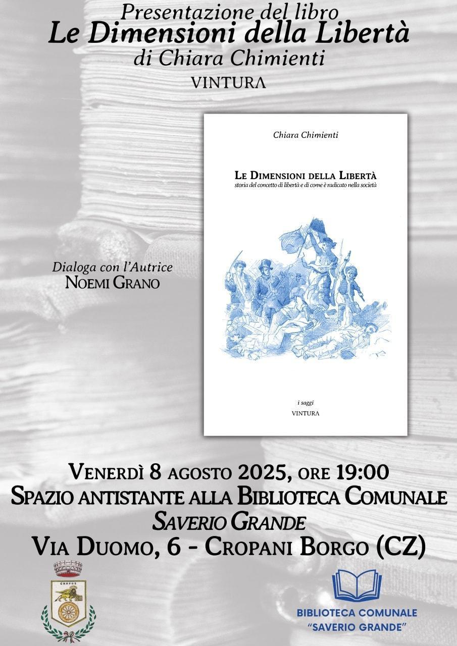 Le Dimensioni della Libertà - Chiara Chimenti (inizio ore 19.00)