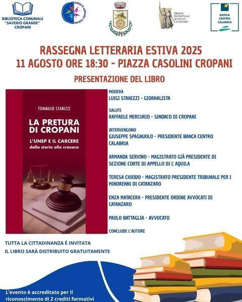 La Pretura di Cropani - Tommaso Stanizzi (inizio ore 18.30)
