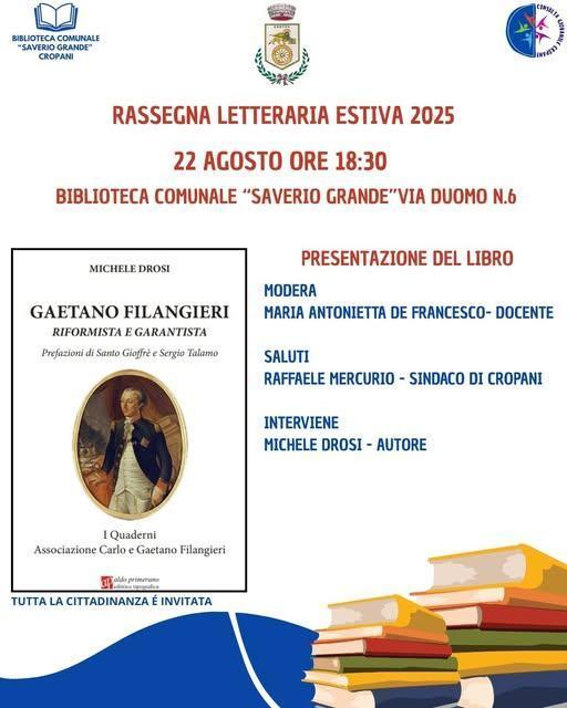 Gaetano Filangeri Riformista e Garantista - Michele Drosi (inizio ore 18.30)