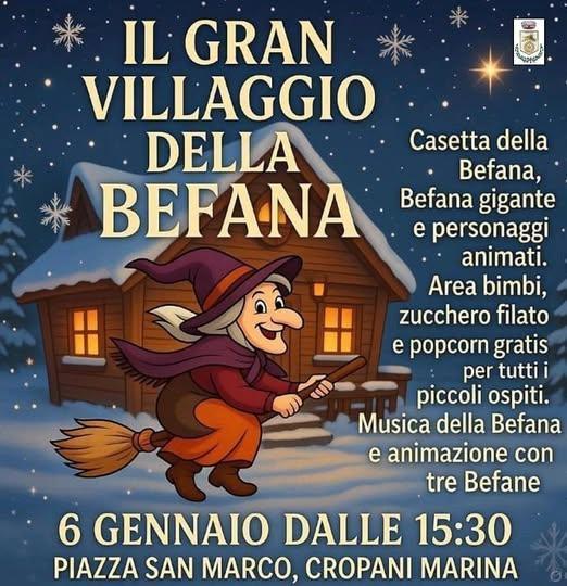 II gran villaggio della Befana (inizio ore 15:30)