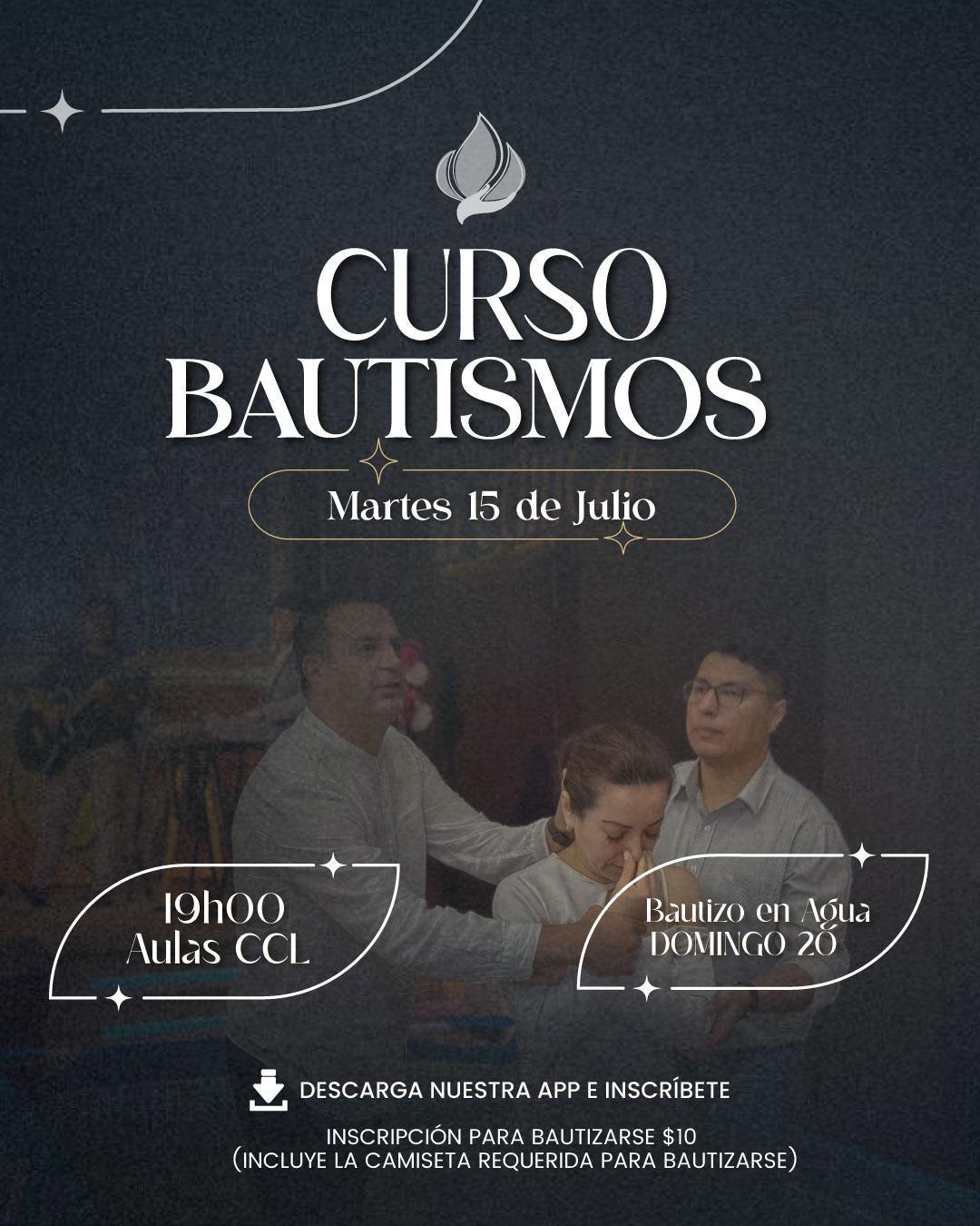 CURSO DE BAUTIZOS