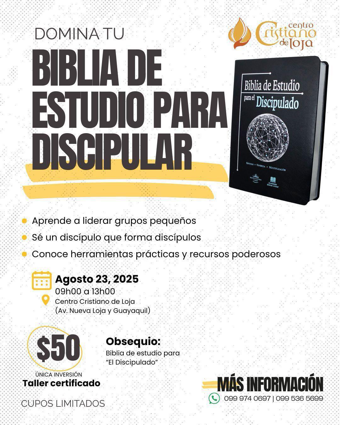 Taller de Biblia de Discipulado 