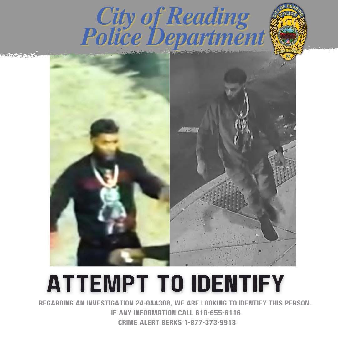 Reading Police seek public’s help identifying person Reading Police seek public’s help identifying person