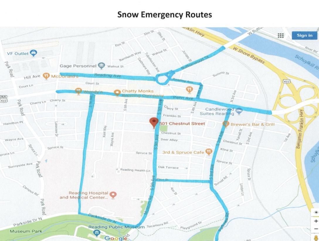 West Reading: Snow Emergency 