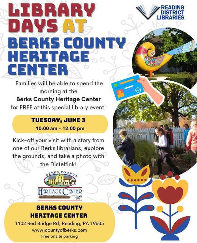Library Days at Berks County Heritage Center