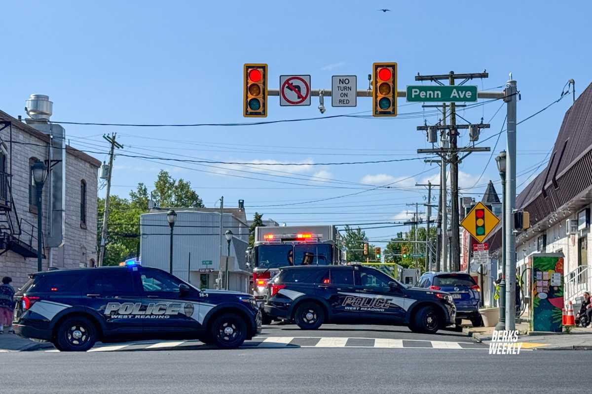 West Reading: Accident on South 5th Ave