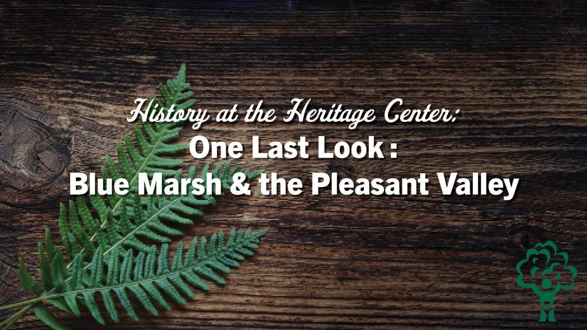 One Last Look: Blue Marsh & the Pleasant Valley 