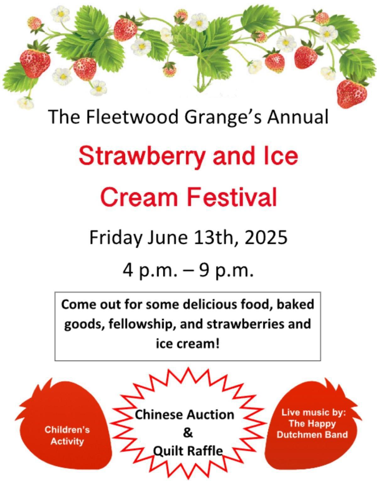Fleetwood Grange Strawberry & Ice Cream Festival 