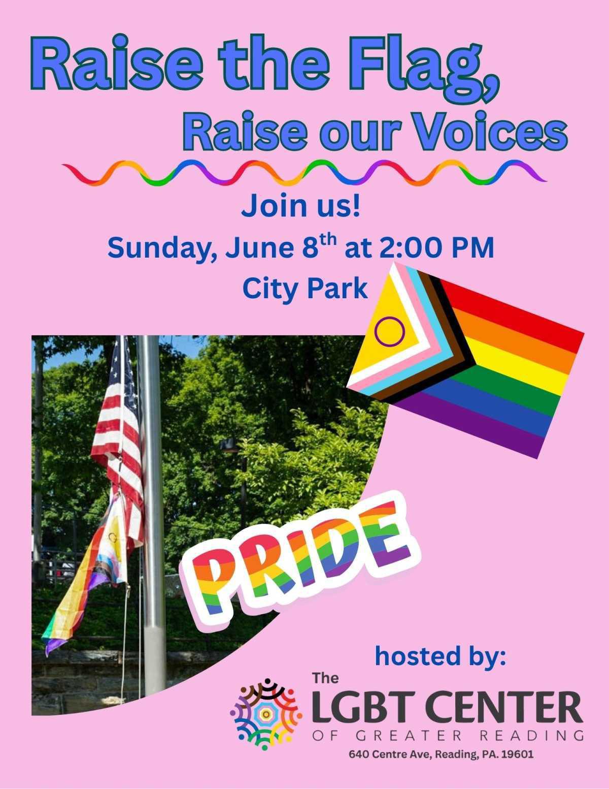 Progress Pride Flag Raising