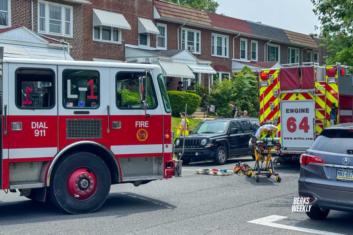 West Reading Firefighters Quickly Contain Basement Blaze