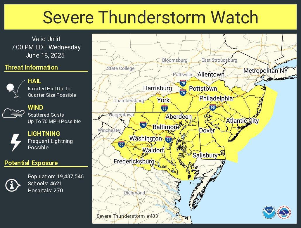 Severe Thunderstorm Watch Severe Thunderstorm Watch