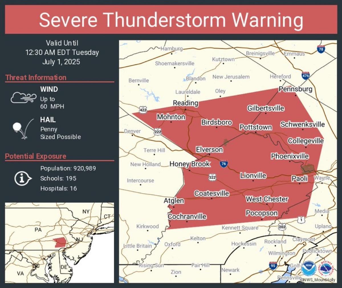 Severe Thunderstorm Warning