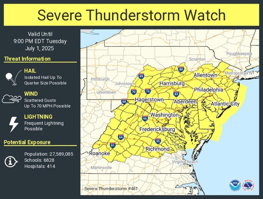 Severe Thunderstorm Watch Severe Thunderstorm Watch