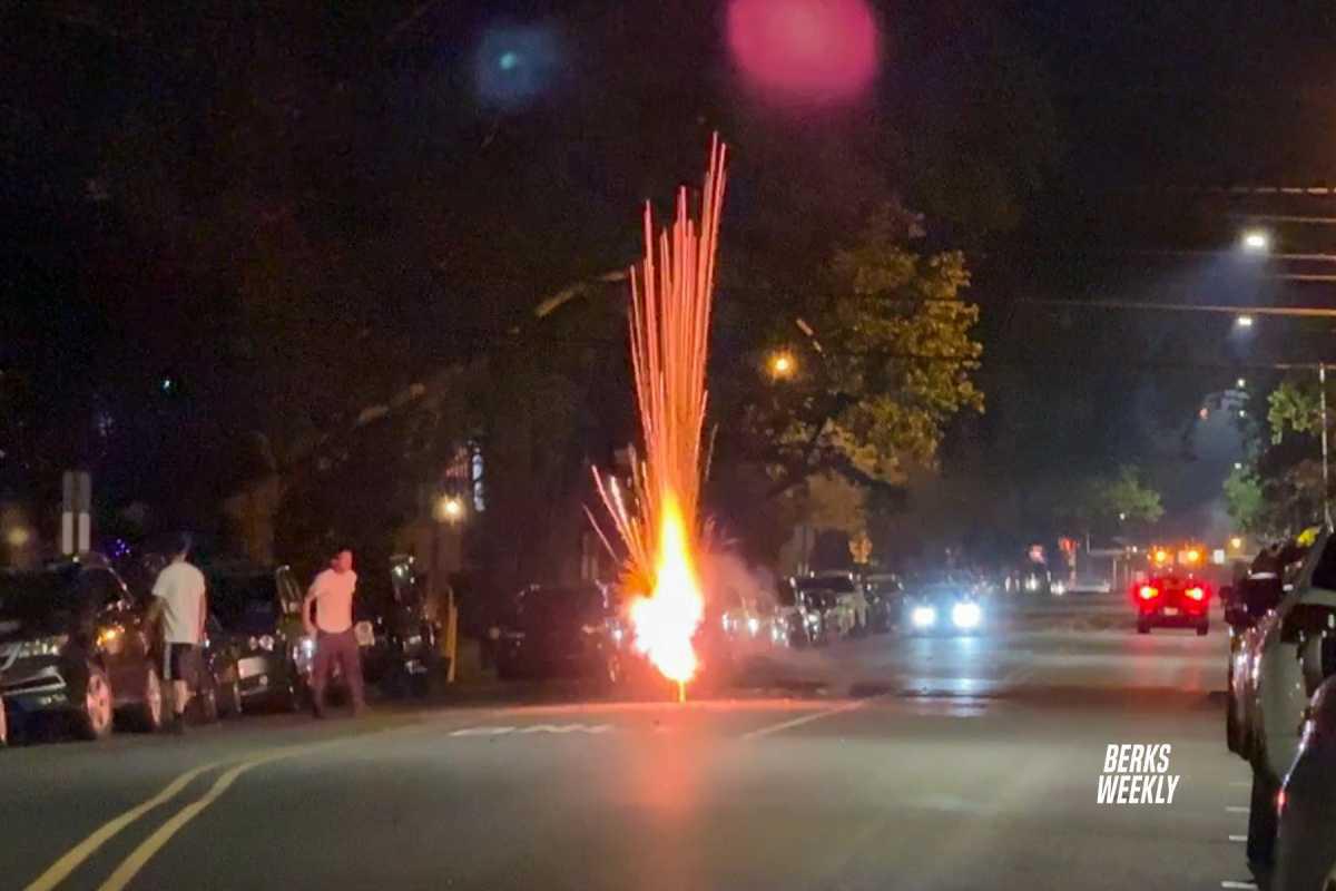 Reading Police respond to 100 fireworks calls over July 4th weekend