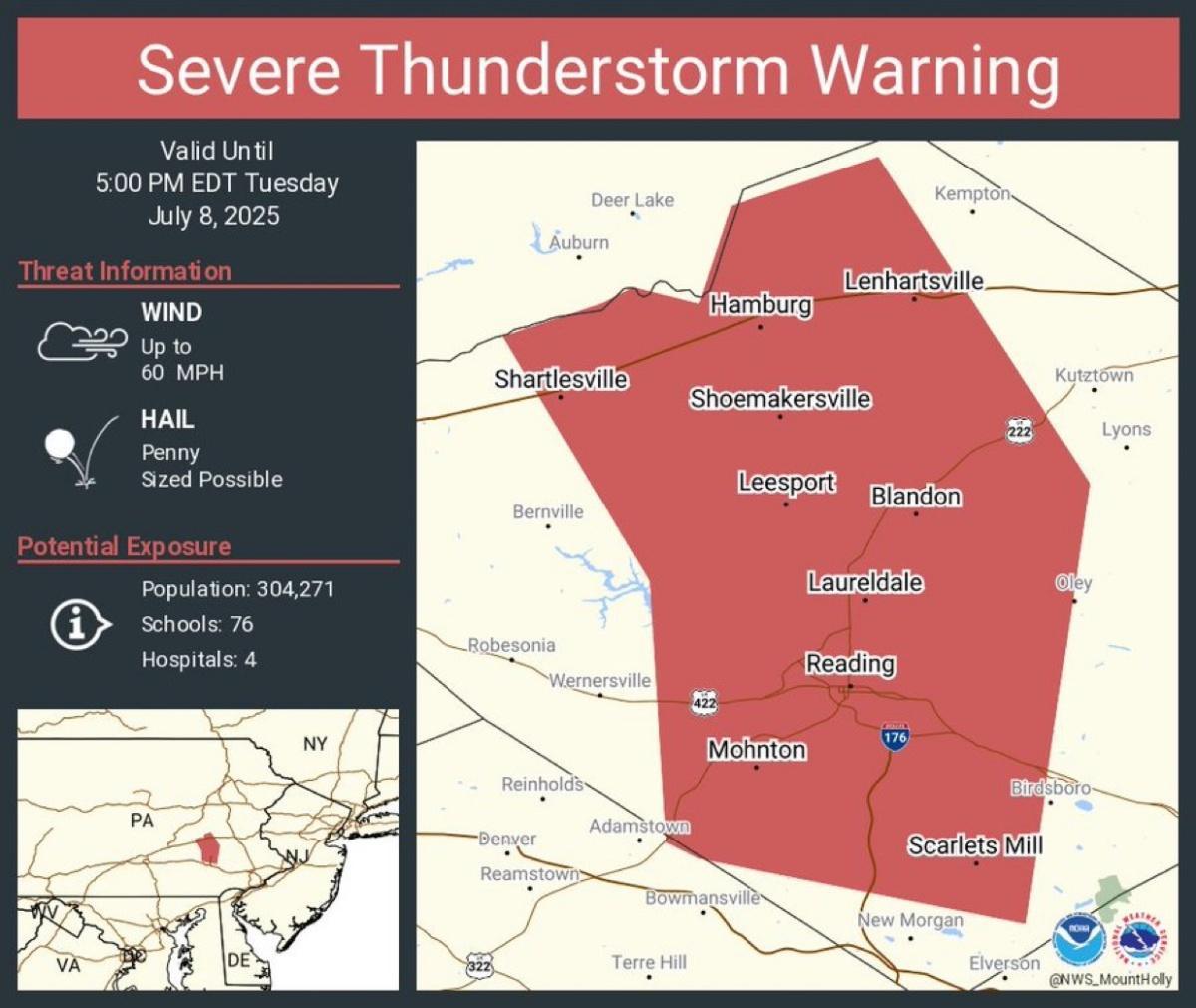 Severe Thunderstorm Warning 