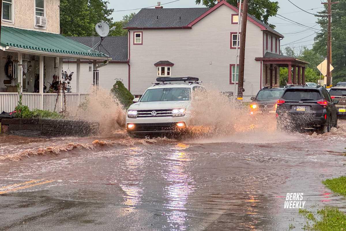 Storm damage and flooding hit Berks County 
