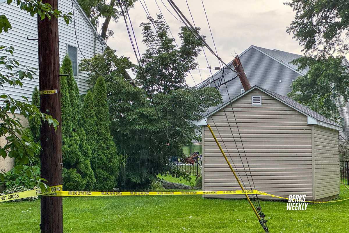 Storm damage and flooding hit Berks County 