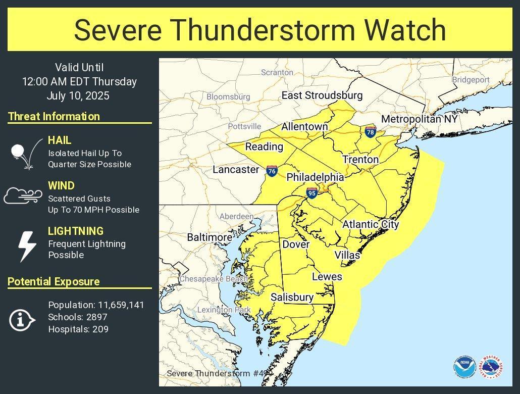 Severe Thunderstorm Watch Severe Thunderstorm Watch