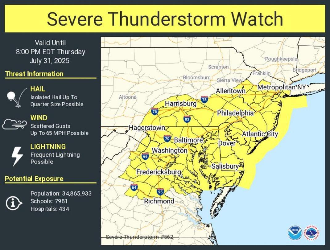 Severe Thunderstorm Watch Severe Thunderstorm Watch