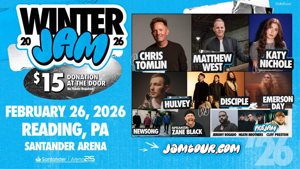 Winter Jam 2026: Featuring Chris Tomlin, Matthew West, Katy Nichole, Disciple, Hulvey, Emerson Day and Newsong