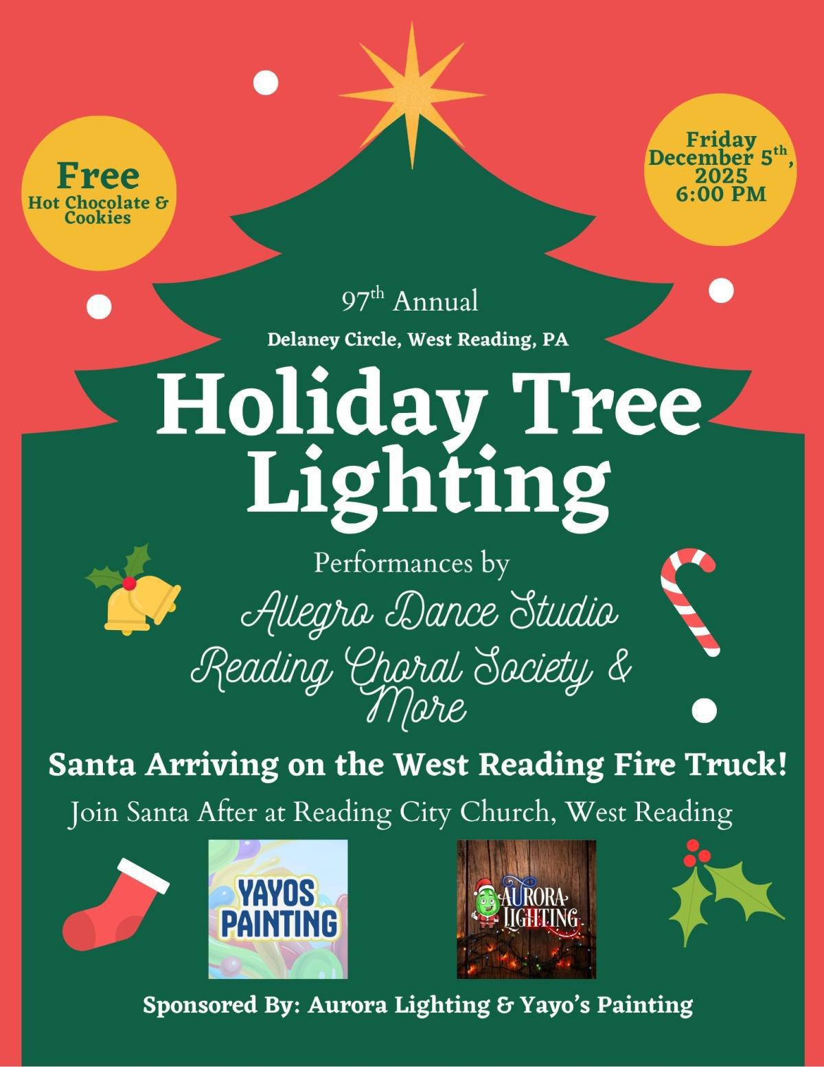 West Reading's 97th Annual Holiday Tree Lighting