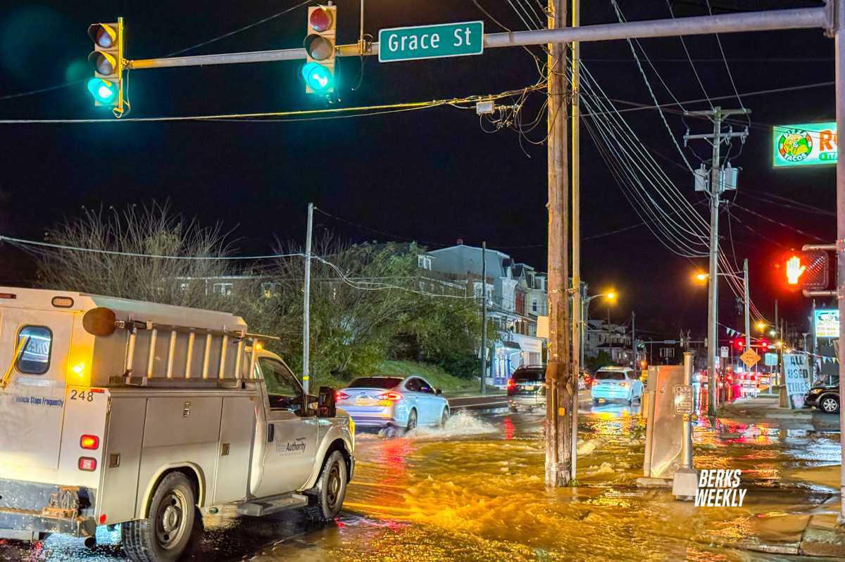 Water Main Break in Reading