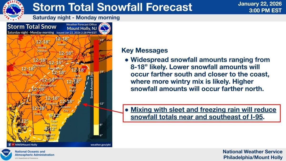 Berks County could see 12–18 inches of snow as major winter storm approaches Berks County could see 12–18 inches of snow as major winter storm approaches