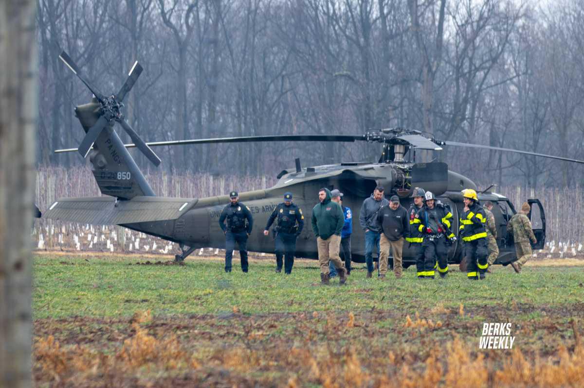 Military helicopter makes emergency landing in Robeson Township field Military helicopter makes emergency landing in Robeson Township field