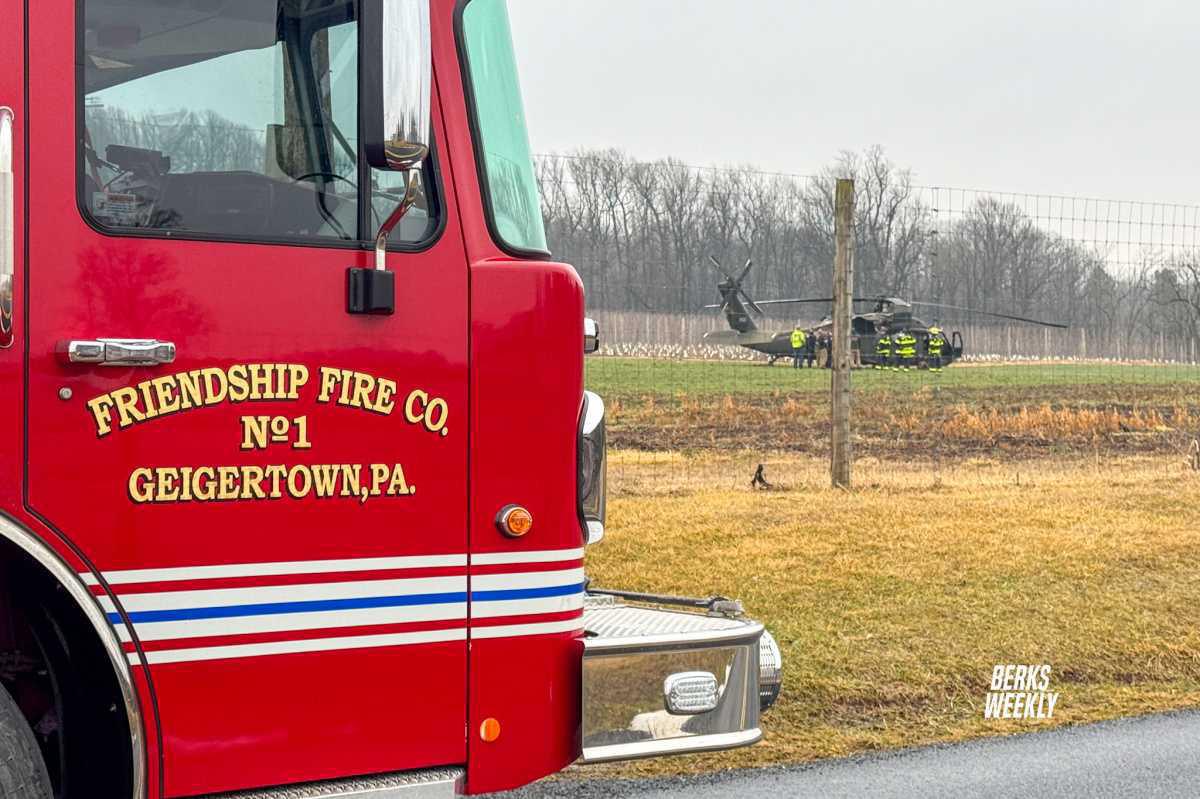 Military helicopter makes emergency landing in Robeson Township field Military helicopter makes emergency landing in Robeson Township field