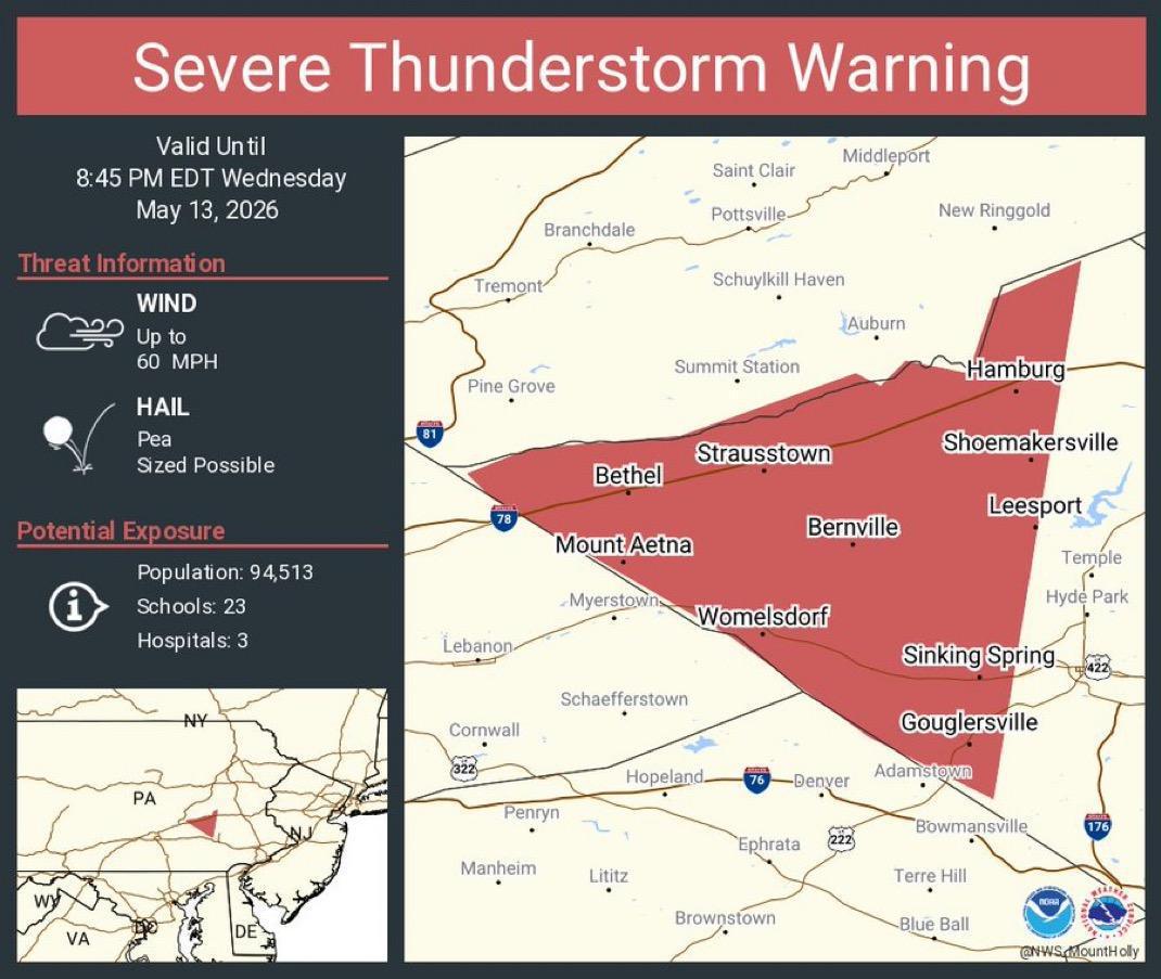 Severe Thunderstorm Warning