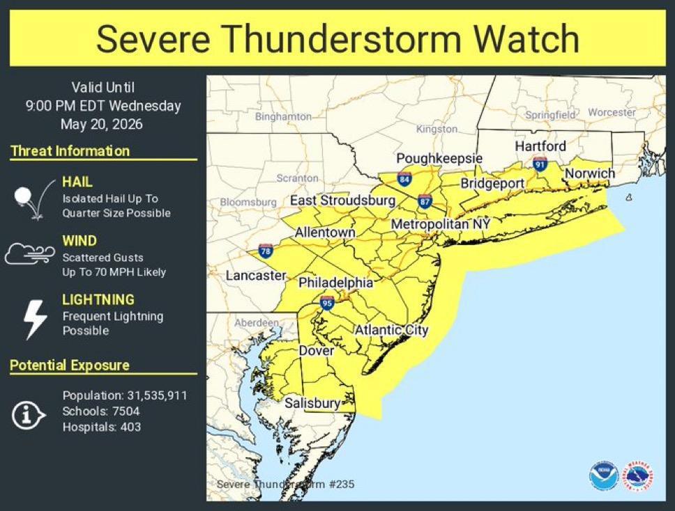Severe Thunderstorm Watch Severe Thunderstorm Watch