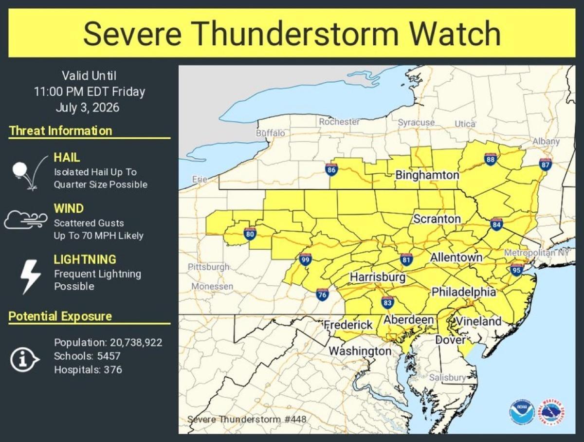 Severe Thunderstorm Watch