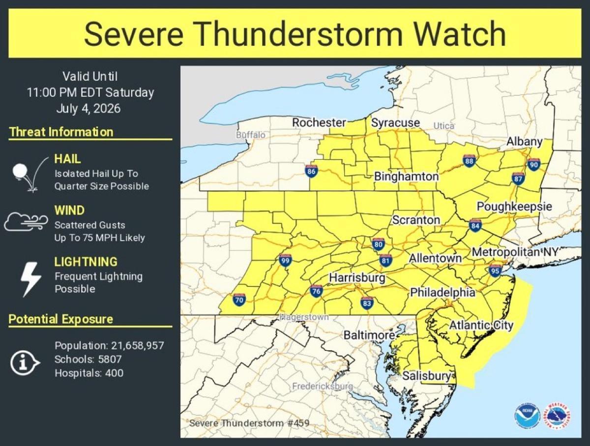 Severe Thunderstorm Watch 