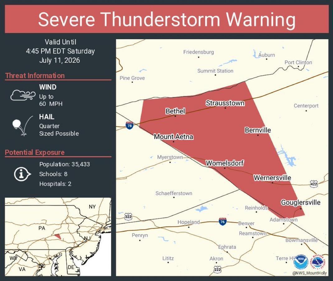 Severe Thunderstorm Warning 