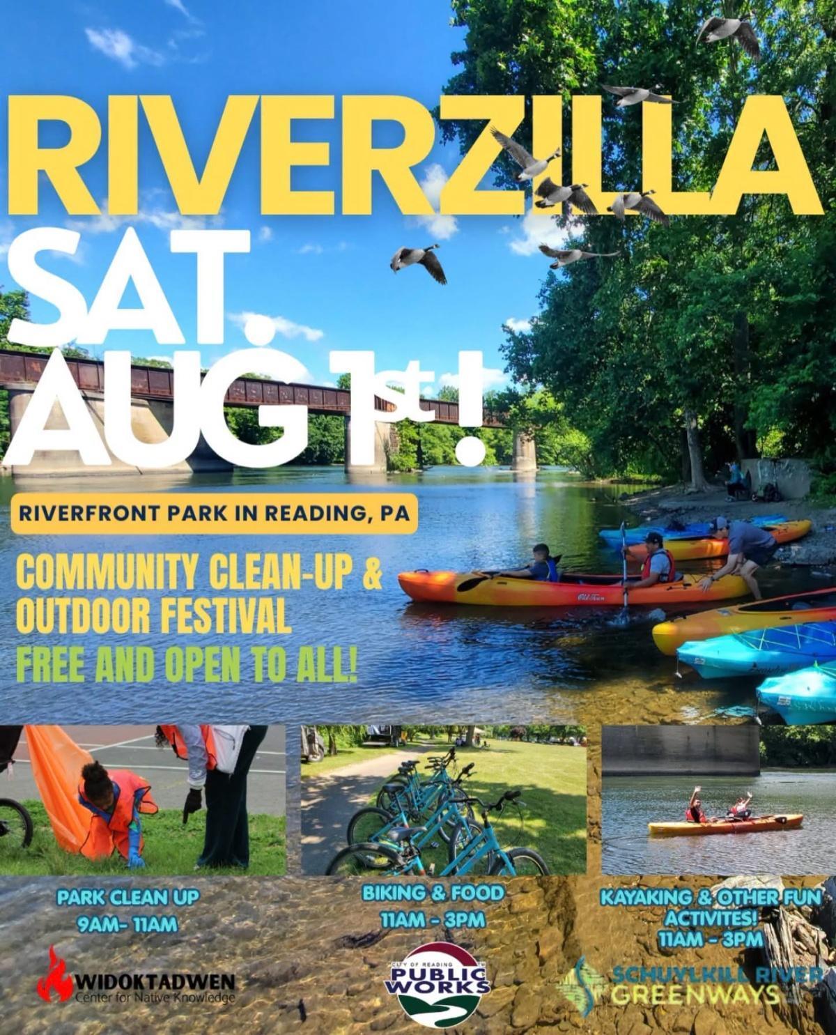 5th Annual RIVERZILLA Community Day & Park Clean-Up