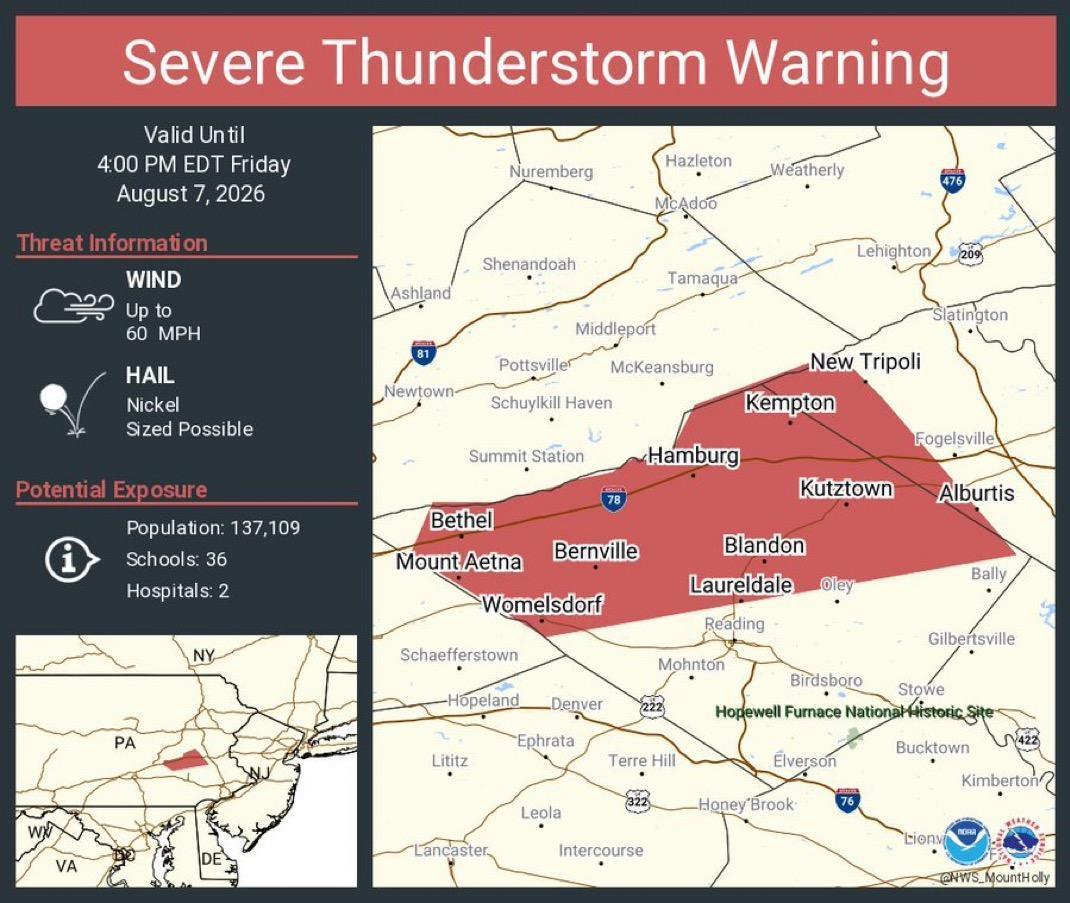 Severe Thunderstorm Warning 