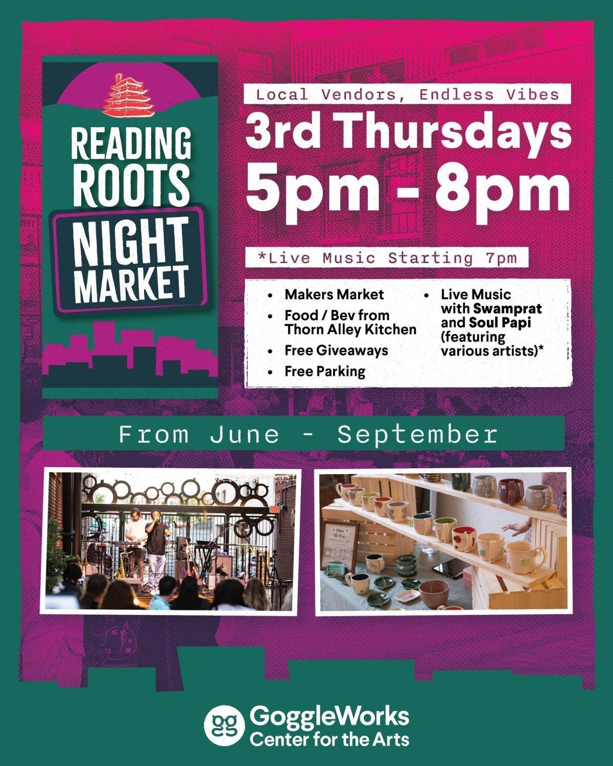 Reading Roots Night Market (Art Market) Reading Roots Night Market (Art Market)
