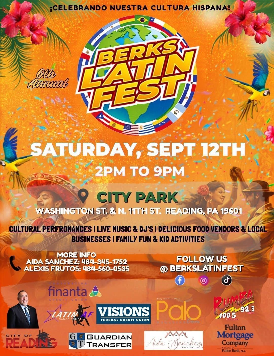6th Annual Berks Latin Fest 6th Annual Berks Latin Fest