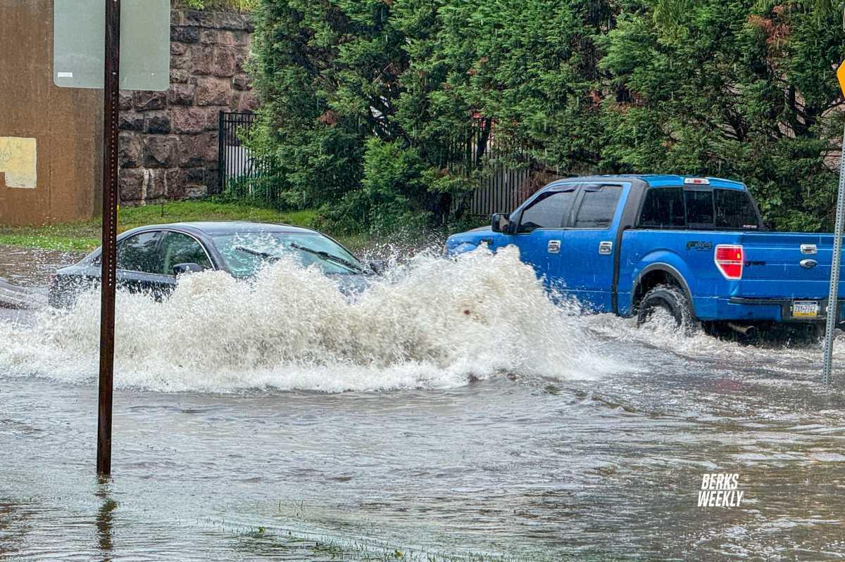 Wyomissing: State Hill Road Flooding