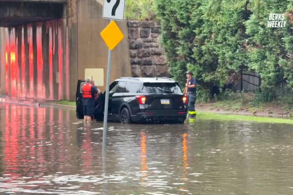 Wyomissing: State Hill Road Flooding
