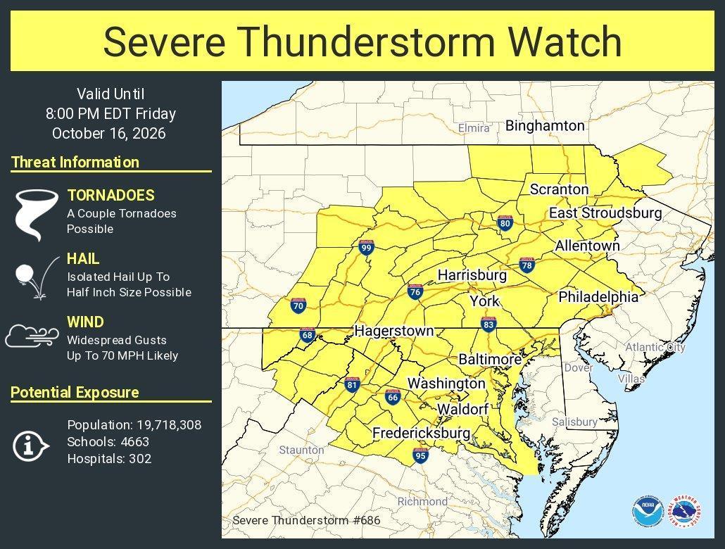 Severe Thunderstorm Watch