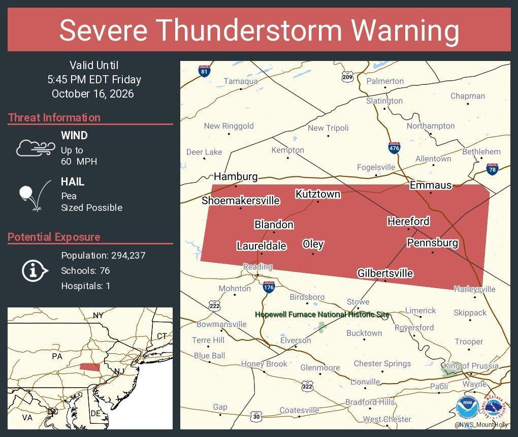 Severe Thunderstorm Warning 