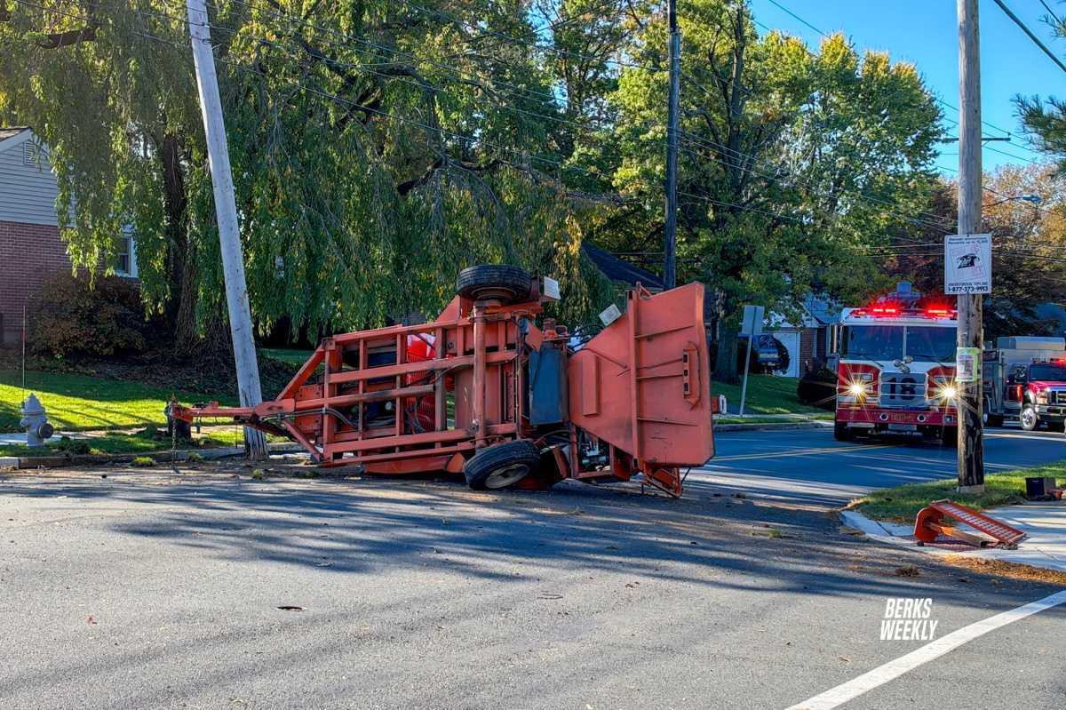 Sinking Spring: Dump Truck into House