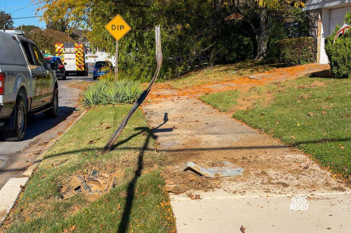 Sinking Spring: Dump Truck into House